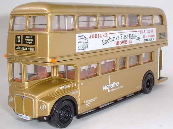 Metroline AEC Park Royal Routemaster Showbus Golden Jubilee RML